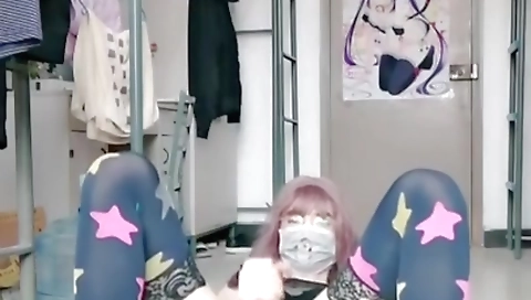 Amateur shemale sucks and then fucks her cd school room