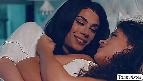 Petite teen with a nice ass gets her pussy stretched tight