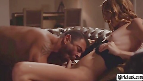 Busty brunette gets her anal filled by her stepdaddy