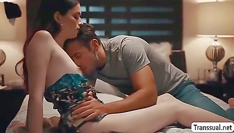 Hot brunette teen girl takes a dildo in her ass and ass