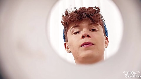 Busty brunette with tiny tits gets her asshole fucked