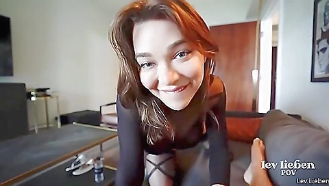 Brunette anal sex in a hot pov scene with a big ass